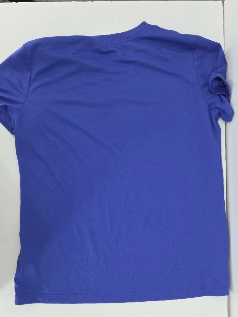 Nike Blue Short Sleeve Tee with White Swoosh
